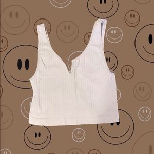 Forever 21 white crop top